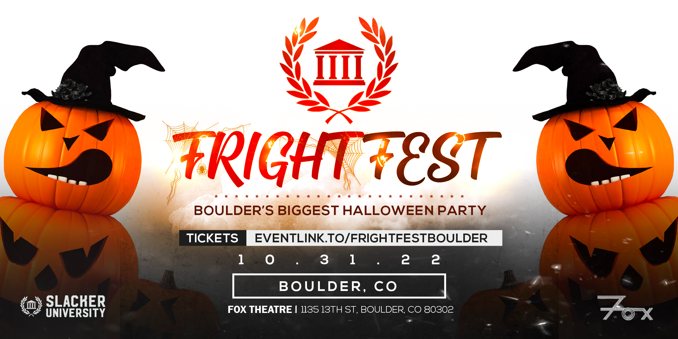 The Fright Fest Tour Slacker University Z2 Entertainment