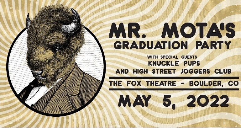 Mr. Mota's Graduation Party with Knuckle Pups, High Street Joggers Club |  Z2 Entertainment